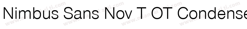 Nimbus Sans Nov T OT Condensed字体转换